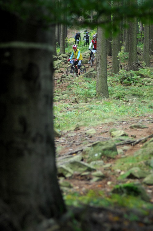 Merida Bike Maraton '08: sjezd z Bohdalce