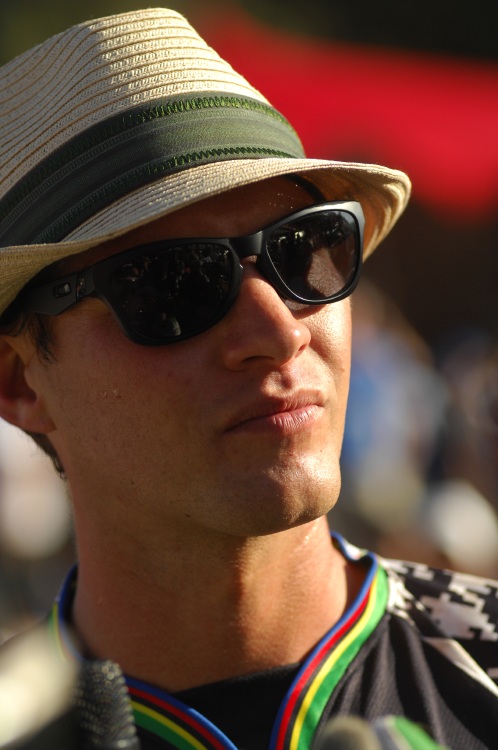 SP DH #1 2009 - Pietermaritzburg /RSA/: Greg Minnaar v cíli
