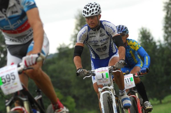 Mistrovstv R v MTB maratonu - Specialized Rallye Sudety '09: Ivan Rybak obhajoval losk vtzstv