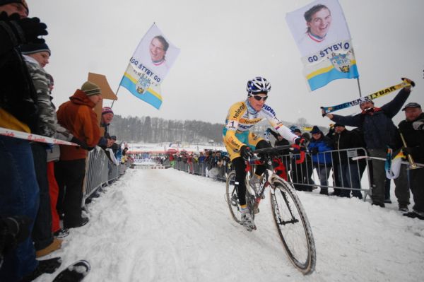 Mistrovstv R v cyklokrosu 2010, Tbor: Zdenk tybar mohutn povzbuzovn fanouky