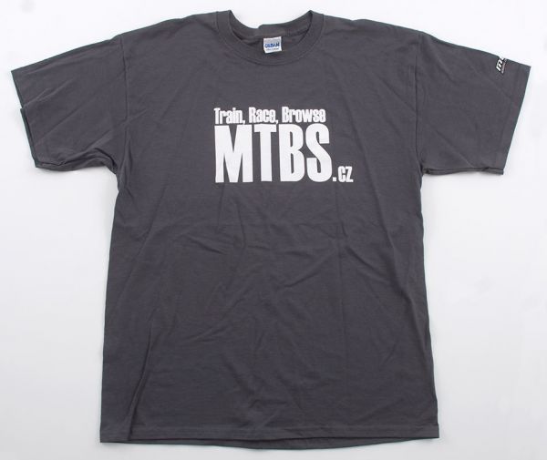 MTBS triko tmav ed (potisk na prsou a logo na rukvu)