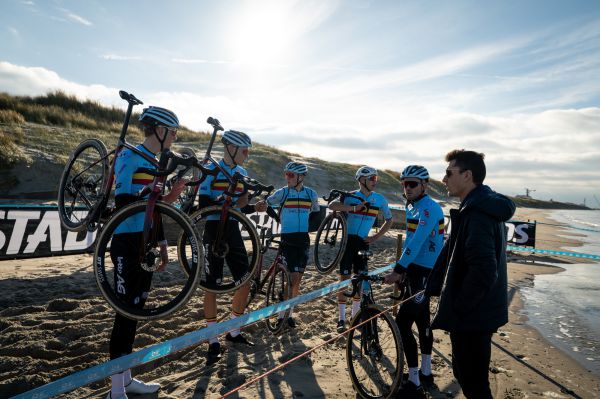 Mistrovstv Evropy v cyklokrosu - Middelkerke 2025 - trenink