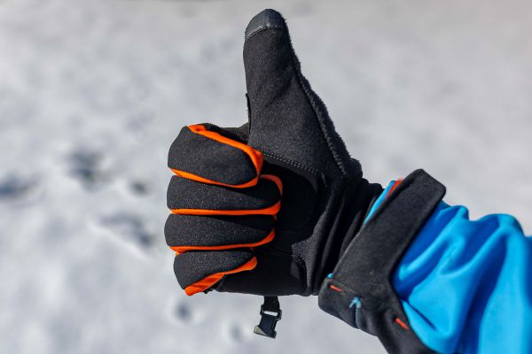 Zimn rukavice KLS Cape orange