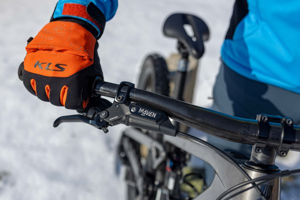 Zimn rukavice KLS Cape orange