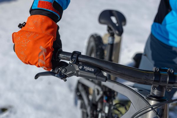 Zimn rukavice KLS Cape orange