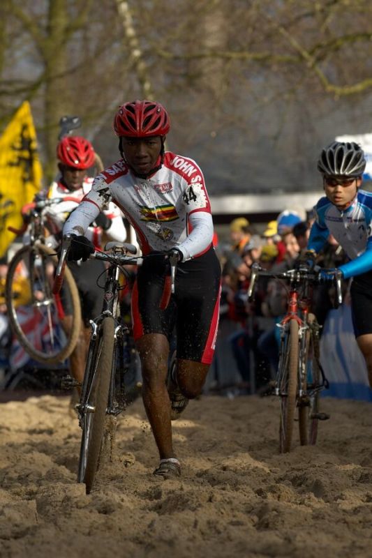 Gorden Martin ze Zimbabwe - Mistrovství světa v cyklokrosu 2007, Hooglede, BEL - kat. pod 23 let