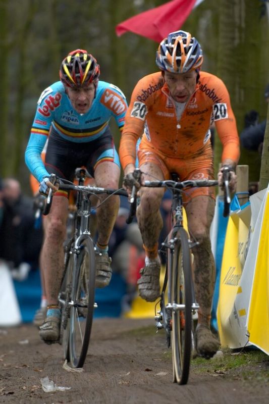 Richard Groenendaal a Erwin Vervecken - MS cyklokros 2007, Hooglede-Gits (BEL)
